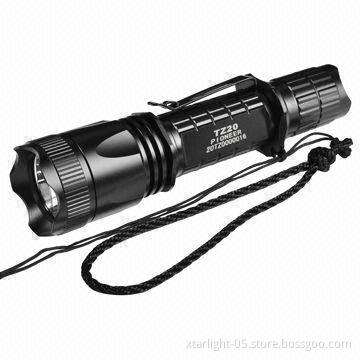 400lm LED Military Flashlight with ANSI illumination levels
